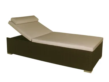 MAUI - Recliner synthetic fibre sun lounger by Il Giardino di Legno - view 2